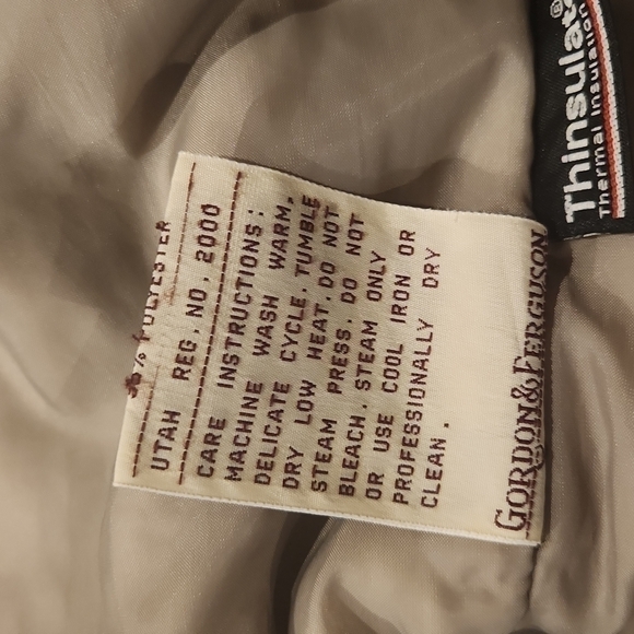 FIELD & Stream Tan Thinsulate Winter Coat - Picture 8 of 12